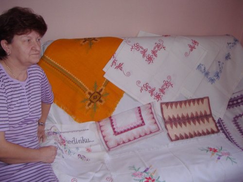 Klub dobré pohody - ruční práce Aničky Páleníkové (Smetanové) - 31.1.2008